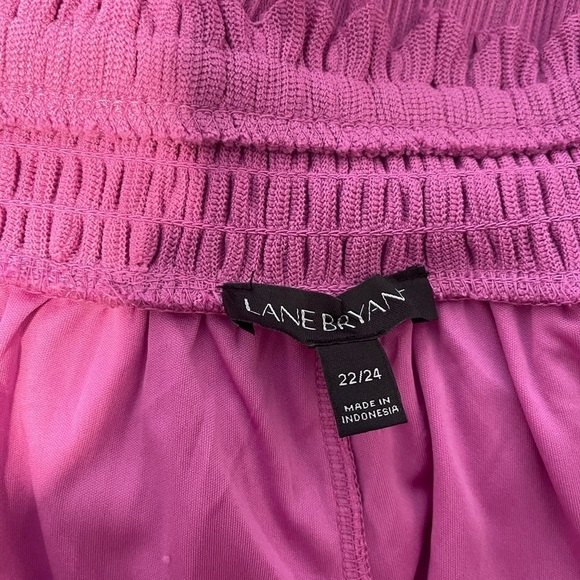 Lane Bryant Off the Shoulder Scalloped Hem Blouse Women's Size 22/24 - Picture 10 of 11